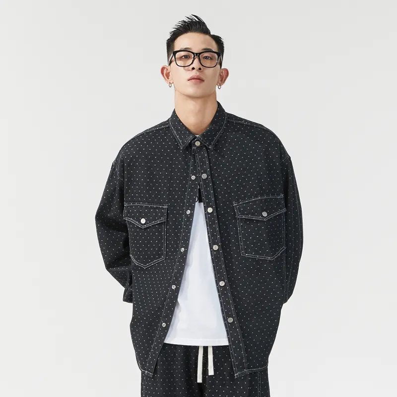 LUCKY BRAND Long Sleeved Shirt Unisex-3