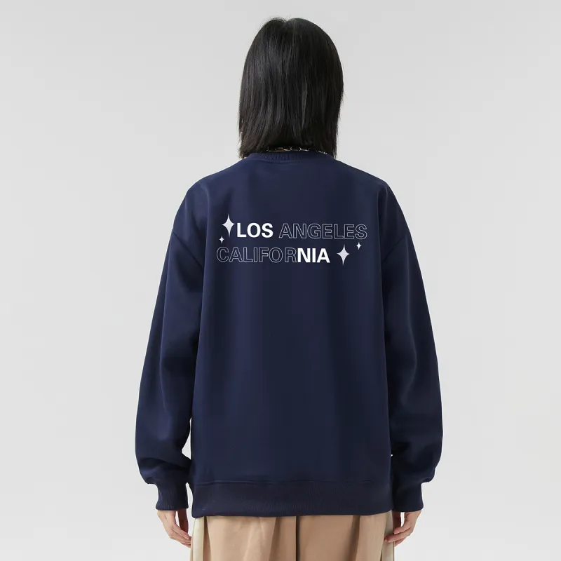 LUCKY BRAND Long Sleeved Sweatshirt Unisex-14