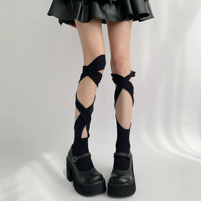 Evening Classroom Mid Calf Socks Women's Black 2-8