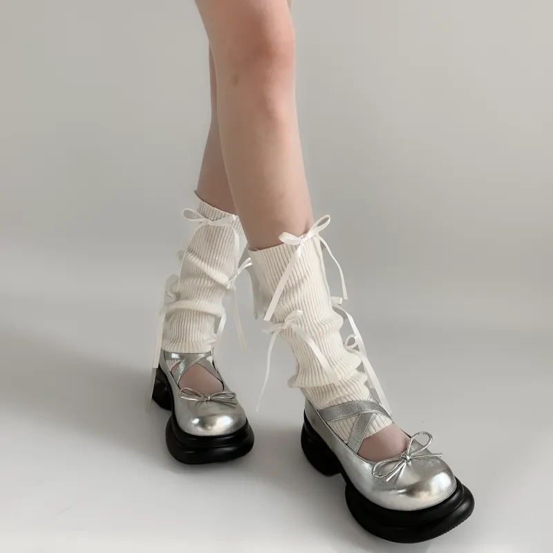 Evening Classroom Mid Calf Socks Women's 1 Pack White-2