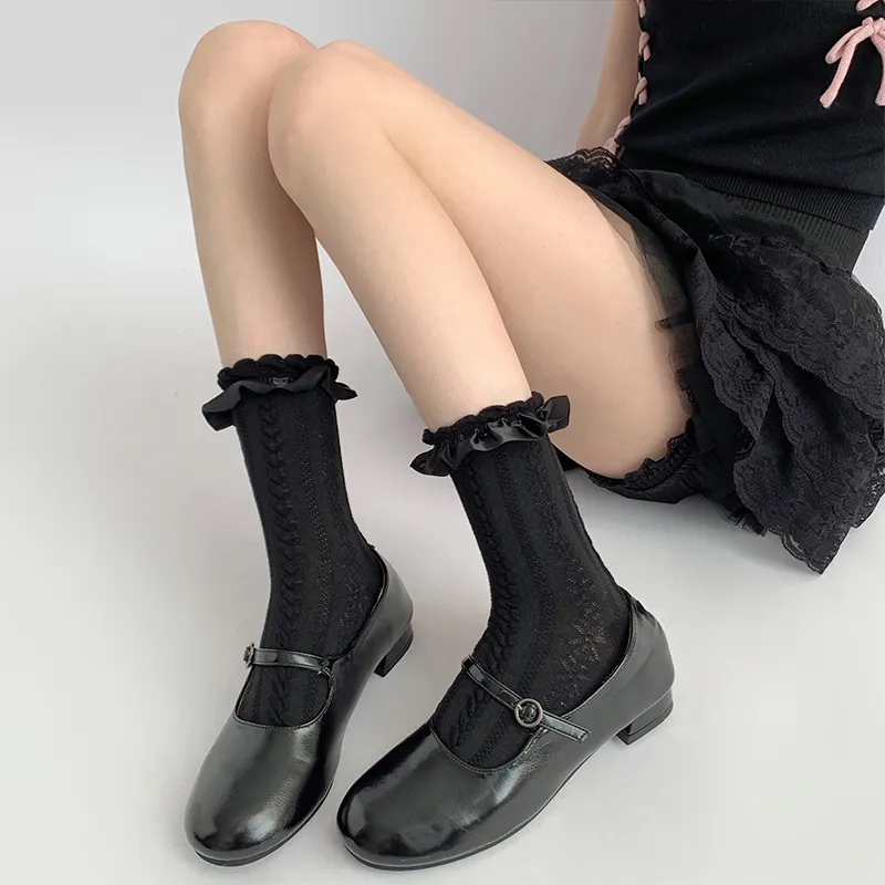 Evening Classroom Mid Calf Socks Women's 5 Pack-15