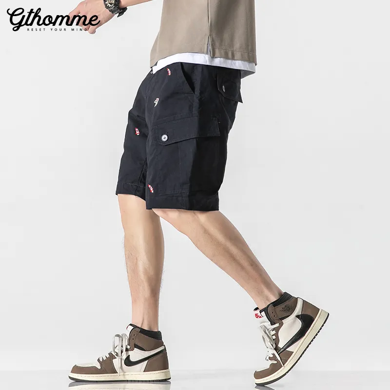 GTHOMME Casual Shorts Men's Navy Blue-4
