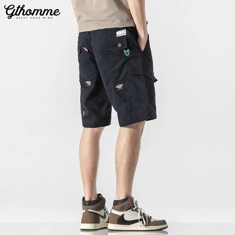 GTHOMME Casual Shorts Men's Navy Blue-1