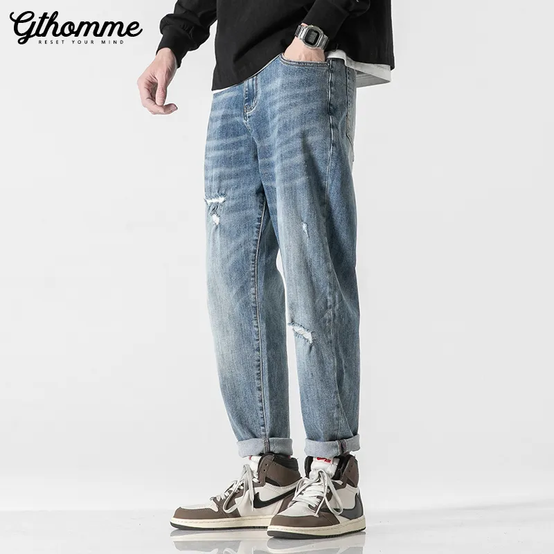 GTHOMME Jeans Men Blue-4