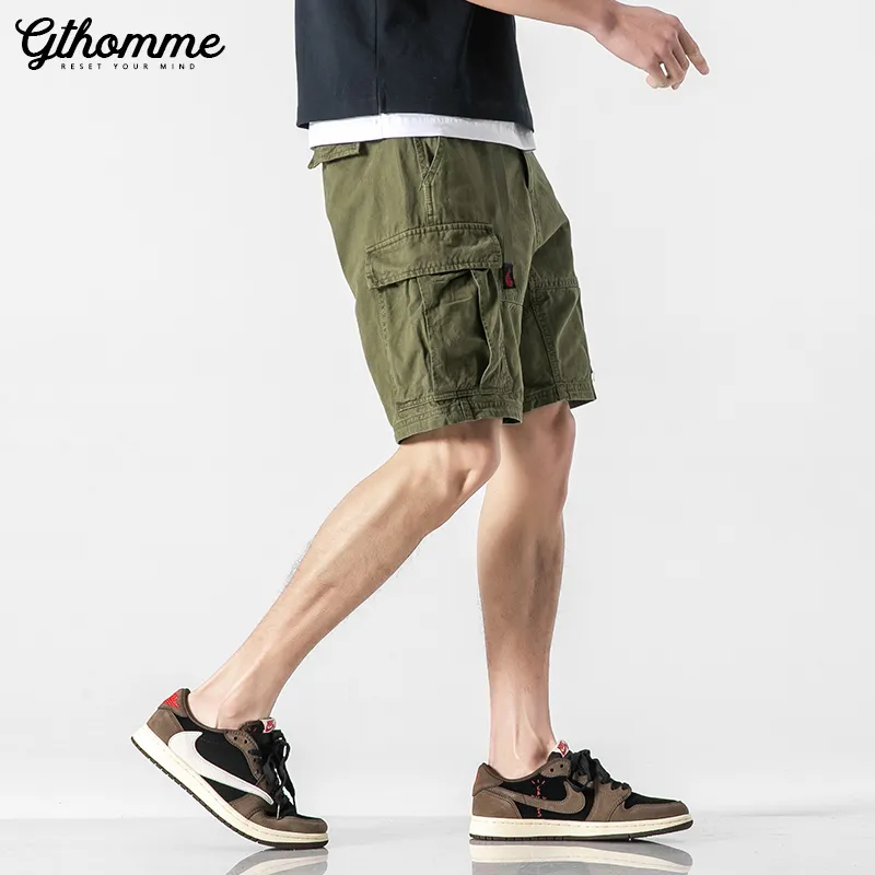 GTHOMME Summer Men's Cargo Shorts Unisex-3
