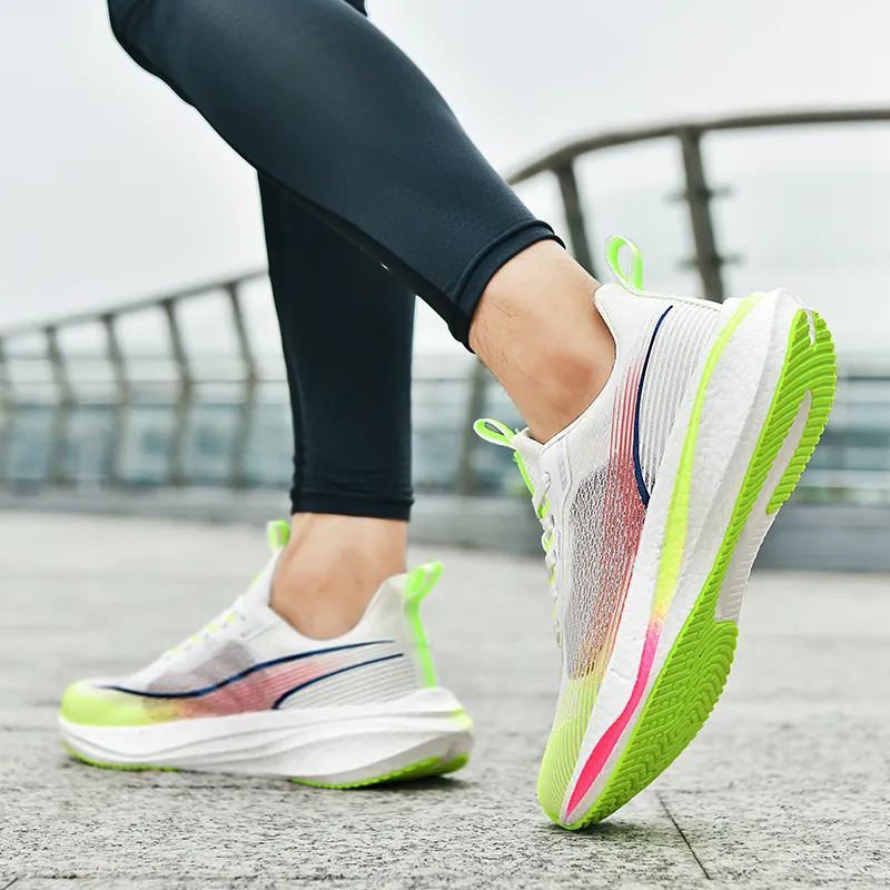 BIANSULONG Cushioning Anti Slip And Wear Resistant Balance Low Top Casual Running Shoes Men's-4