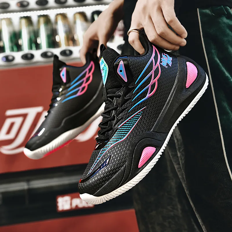 BIANSULONG Shock Absorbers With Slip Resistant And Abrasion Resistant Properties High Top Basketball Shoes Unisex-11