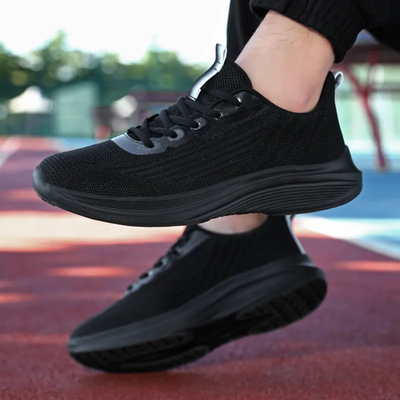 BIANSULONG Cushioning, Slip Resistant, And Abrasion Resistant Low Top Casual Running Shoes Unisex-8