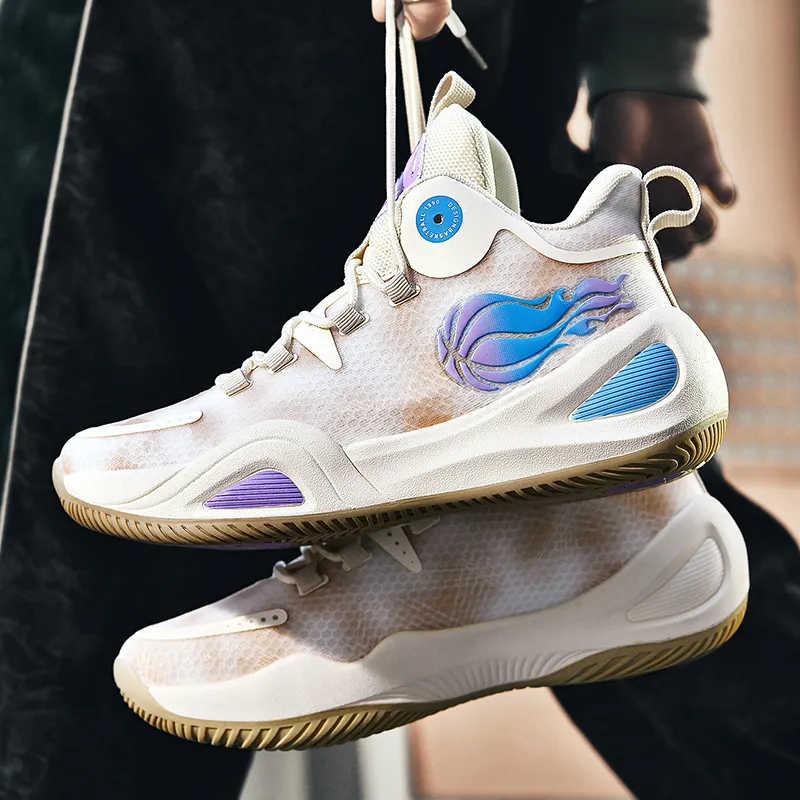 BIANSULONG Cushioning Anti-Slip And Wear-Resistant Support Balance Height Increasing High-Top Basketball Shoes Unisex-6