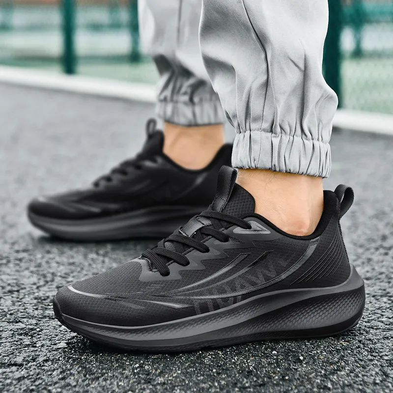 BIANSULONG Cushioning Abrasion Resistant Support Low Top Casual Training Running Shoes Men's-8
