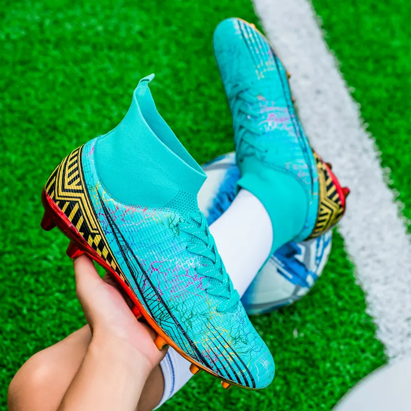 BIANSULONG Soft Ground Firm Ground Impact-Resistant Lightweight Soccer Shoes Unisex-2