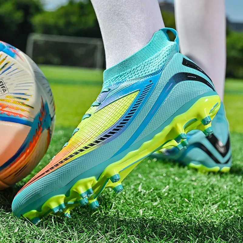 BIANSULONG Soccer Shoes Unisex Low Top Lunar Yellow-1