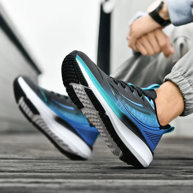 BIANSULONG Cushioning Abrasion Resistant Support Low Top Casual Training Running Shoes Men's-4