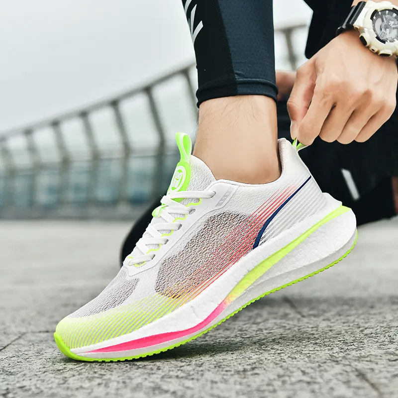 BIANSULONG Cushioning Anti Slip And Wear Resistant Balance Low Top Casual Running Shoes Men's-5