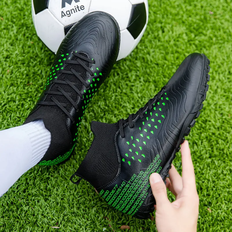 BIANSULONG TF Rubber Broken Studs Soft Ground Firm Ground Cushioning Anti-Slip And Wear-Resistant Soccer Shoes Unisex-12