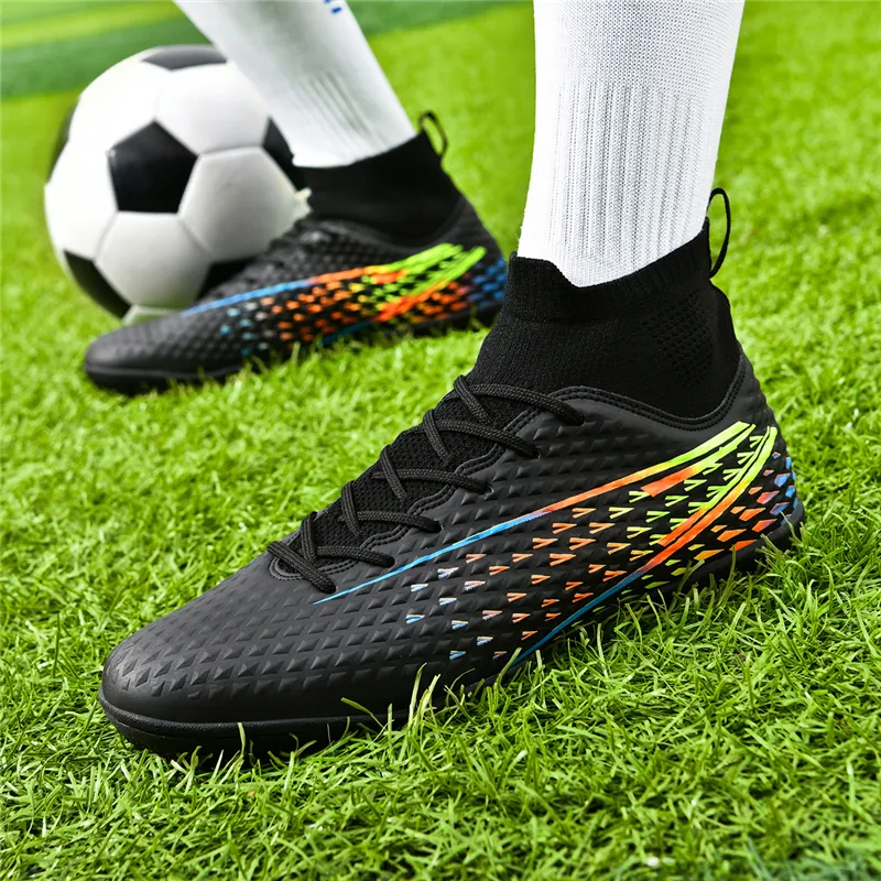 BIANSULONG Soccer Shoes Unisex Low Top Red-22