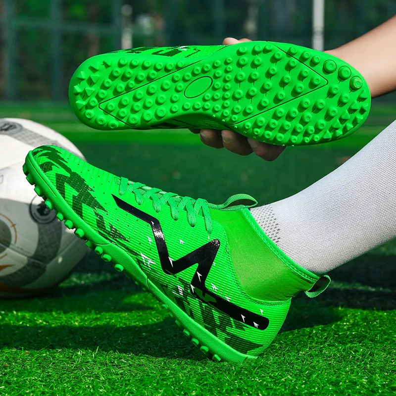 BIANSULONG TF Rubber Broken Studs Soft Ground Firm Ground Cushioning Anti-Slip And Wear-Resistant Soccer Shoes Unisex-6