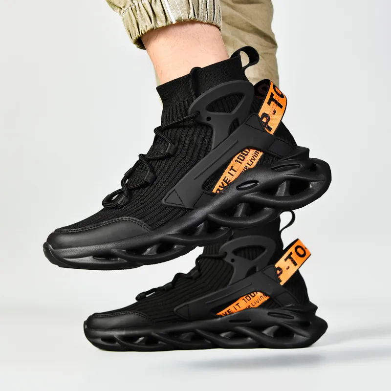 BIANSULONG Abrasion Resistant Support Balance High Top Chunky Sneakers Men's-3