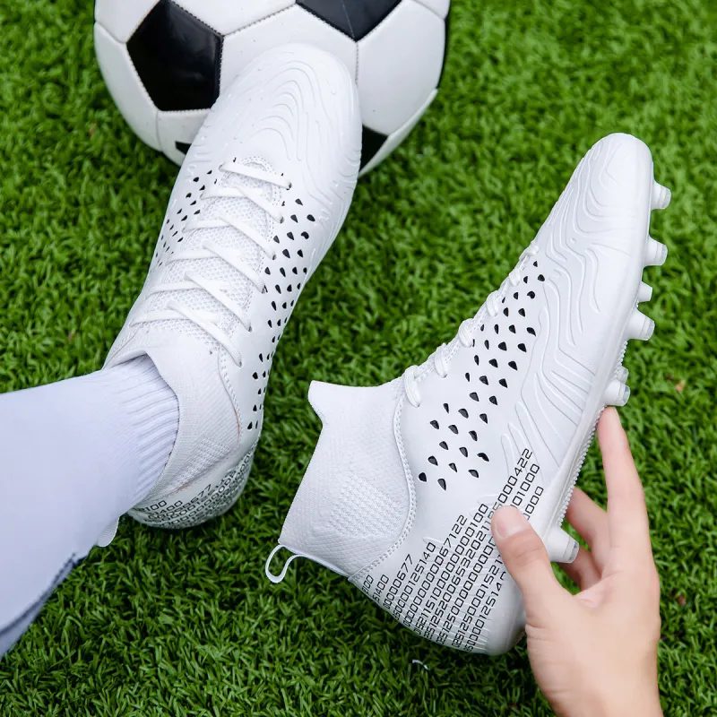 BIANSULONG TF Rubber Broken Studs Soft Ground Firm Ground Cushioning Anti-Slip And Wear-Resistant Soccer Shoes Unisex-7