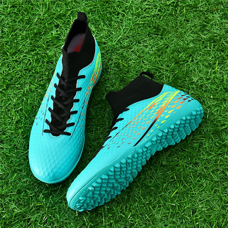 BIANSULONG Soccer Shoes Unisex Low Top Red-6