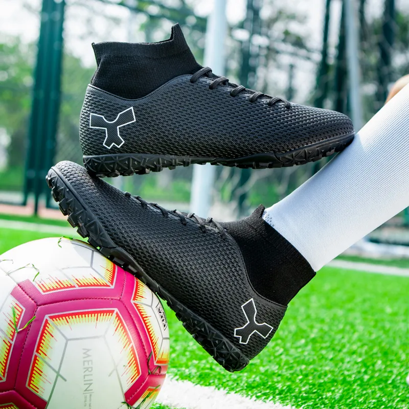 BIANSULONG FG Rubber Long Studs TF Rubber Broken Studs Cushioned Slip-Resistant Abrasion-Resistant Soccer Shoes Unisex-16