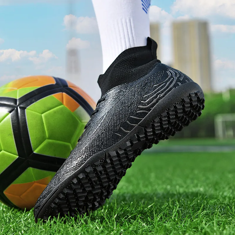 BIANSULONG Soccer Shoes Unisex Low Top White Blue-9