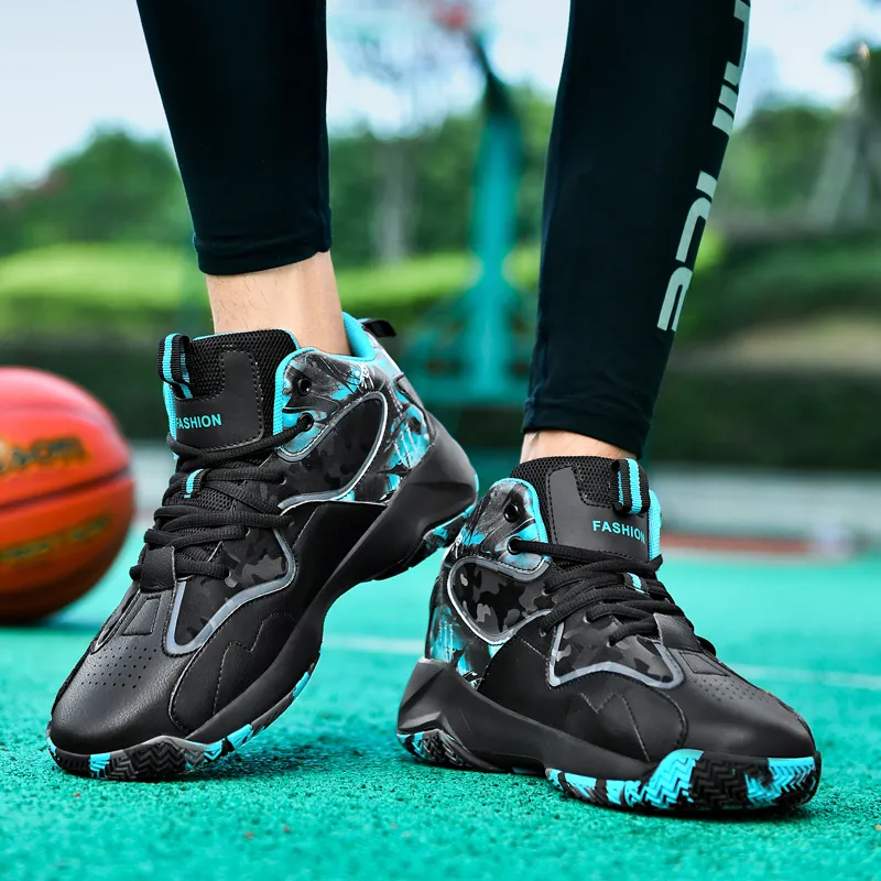 BIANSULONG Cushioned Slip-Resistant Abrasion-Resistant Low-Top Basketball Shoes Unisex Black Gray Green-4