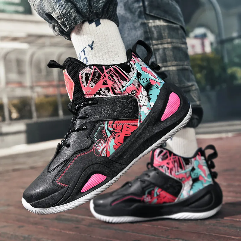 BIANSULONG Coverage Wear-Resistant Slip-Resistant High-Top Basketball Shoes Unisex-27