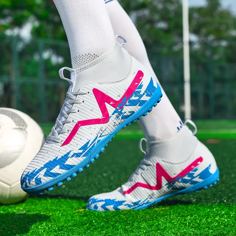 BIANSULONG TF Rubber Broken Studs Soft Ground Firm Ground Cushioning Anti-Slip And Wear-Resistant Soccer Shoes Unisex-11