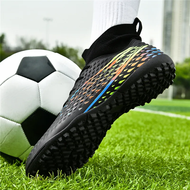 BIANSULONG Soccer Shoes Unisex Low Top Red-23