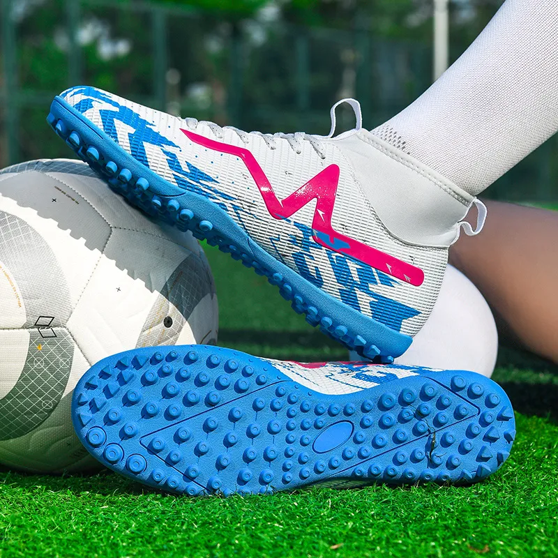 BIANSULONG TF Rubber Broken Studs Soft Ground Firm Ground Cushioning Anti-Slip And Wear-Resistant Soccer Shoes Unisex-13