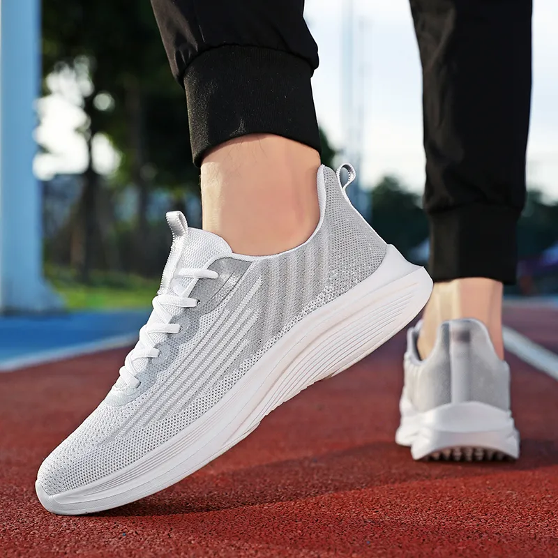 BIANSULONG Cushioning, Slip Resistant, And Abrasion Resistant Low Top Casual Running Shoes Unisex-3
