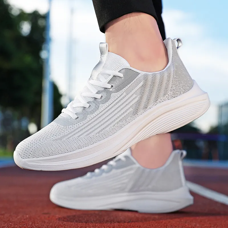 BIANSULONG Cushioning, Slip Resistant, And Abrasion Resistant Low Top Casual Running Shoes Unisex-2
