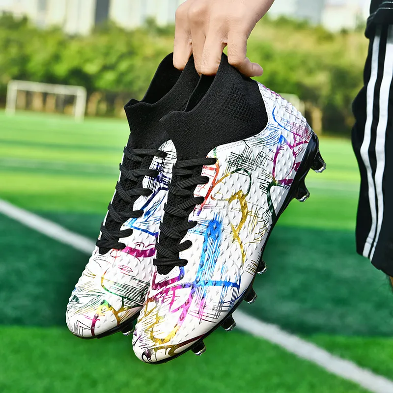 BIANSULONG Soccer Shoes Unisex Low Top Black-7