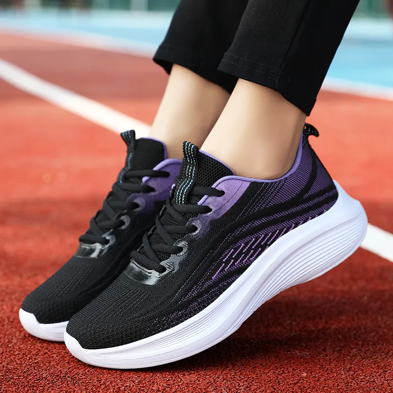 BIANSULONG Wear-Resistant Wide Coverage Lightweight Low-Top Casual Running Shoes Women's-3