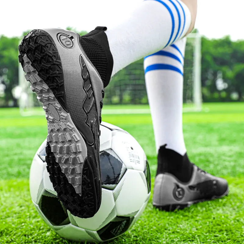 BIANSULONG FG Rubber Long Studs Artificial Ground Breathable Support Impact Resistant Soccer Shoes Unisex-19