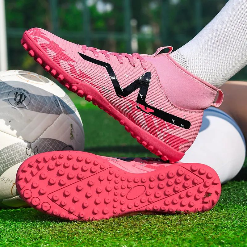 BIANSULONG TF Rubber Broken Studs Soft Ground Firm Ground Cushioning Anti-Slip And Wear-Resistant Soccer Shoes Unisex-4