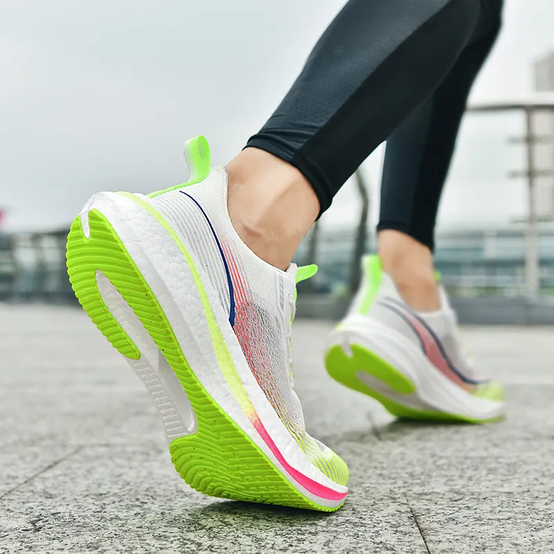 BIANSULONG Cushioning Anti Slip And Wear Resistant Balance Low Top Casual Running Shoes Men's-3