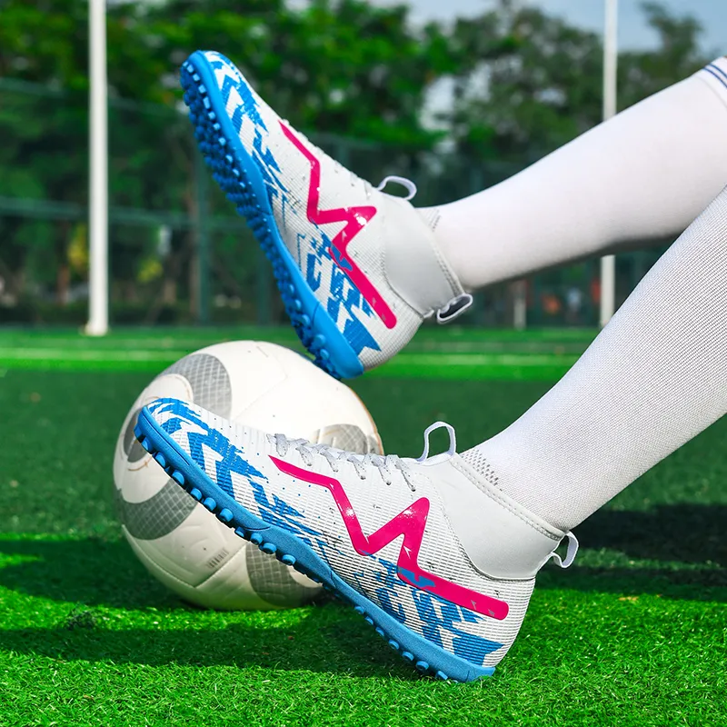BIANSULONG TF Rubber Broken Studs Soft Ground Firm Ground Cushioning Anti-Slip And Wear-Resistant Soccer Shoes Unisex-12