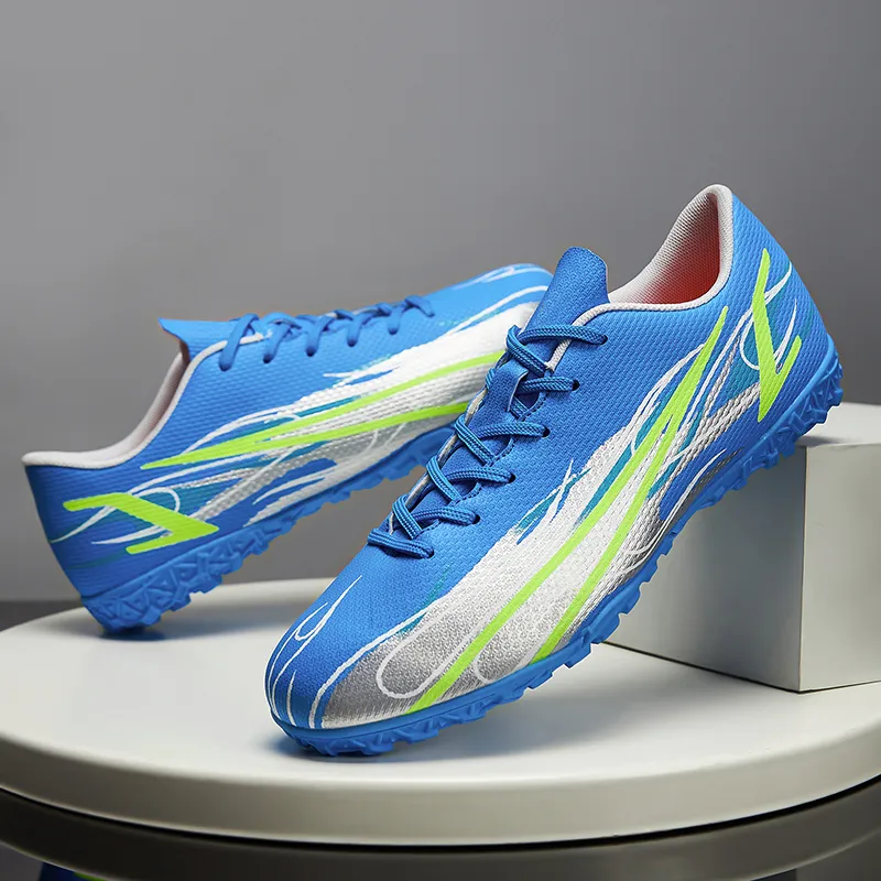 BIANSULONG Soft Ground Abrasion Resistant Coverage Impact Resistant Soccer Shoes Unisex Black-22