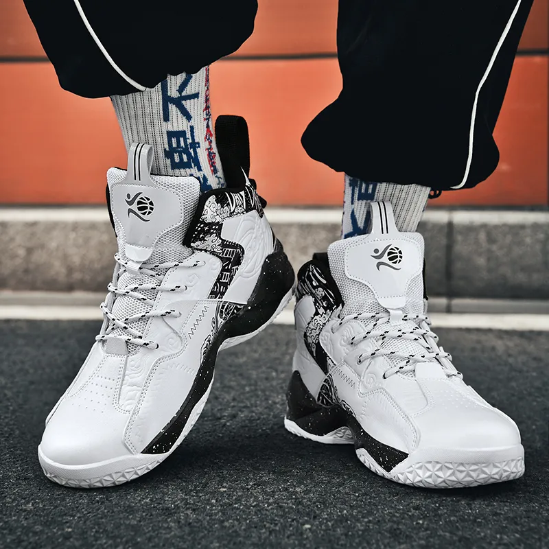 BIANSULONG Cushioning Support Height Increasing High-Top Basketball Shoes Unisex-3