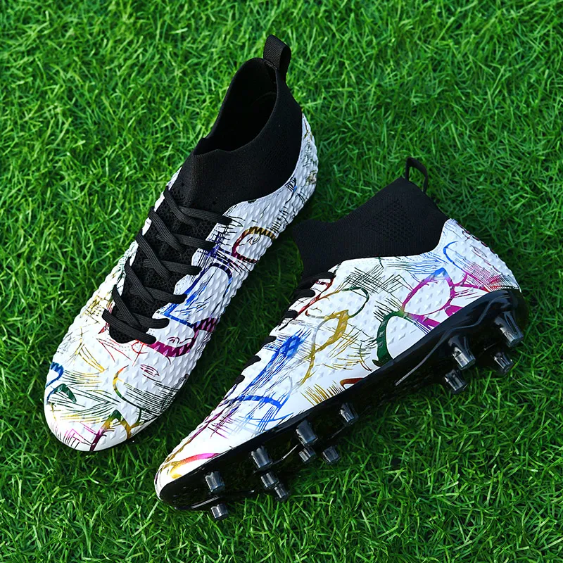 BIANSULONG Soccer Shoes Unisex Low Top Black-9