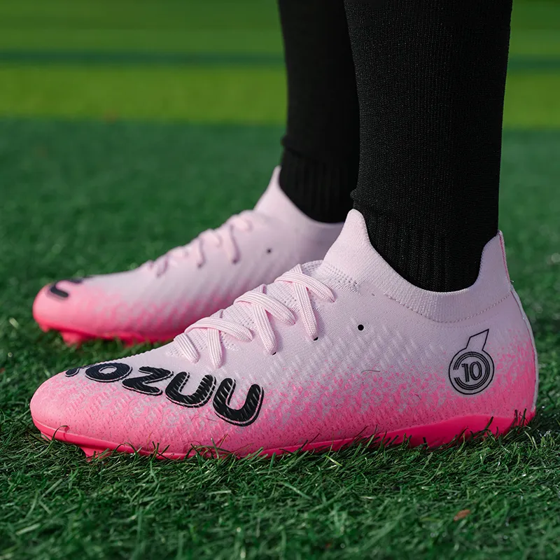 BIANSULONG FG Firm Ground Artificial Ground Slip Resistant And Abrasion Resistant Coverage Soccer Shoes Unisex-8