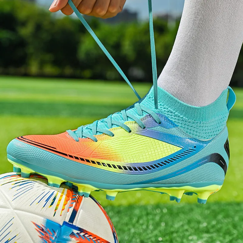 BIANSULONG Soccer Shoes Unisex Low Top Lunar Yellow-2