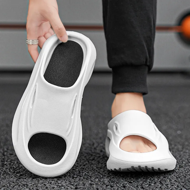 BIANSULONG Slip Resistant Abrasion Resistant Cushioning Slide Slippers Men's-7