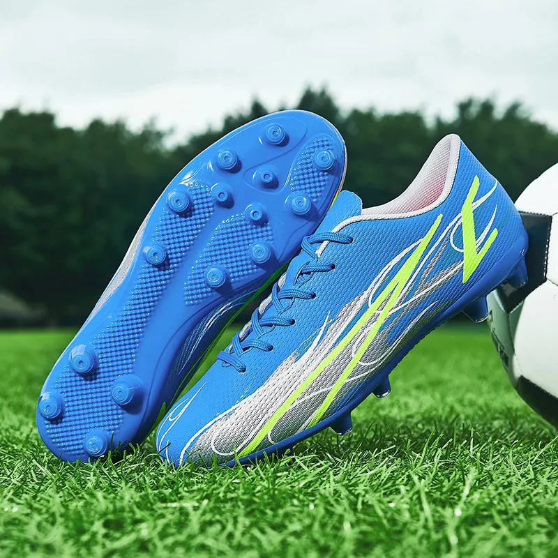 BIANSULONG Soft Ground Abrasion Resistant Coverage Impact Resistant Soccer Shoes Unisex Black-27