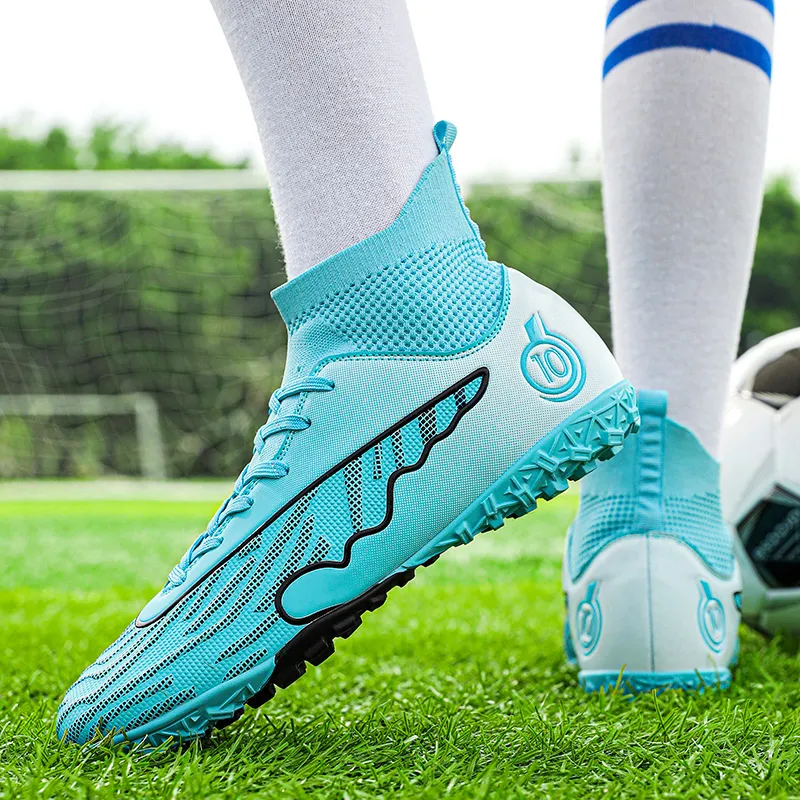 BIANSULONG FG Rubber Long Studs Artificial Ground Breathable Support Impact Resistant Soccer Shoes Unisex-29