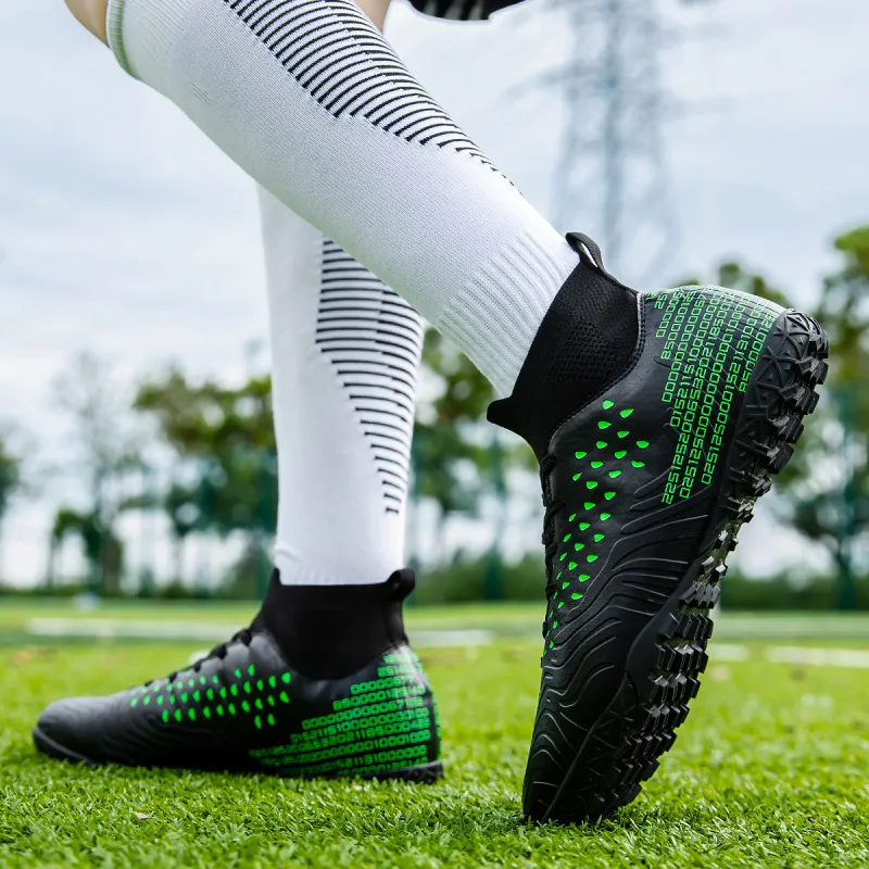 BIANSULONG TF Rubber Broken Studs Soft Ground Firm Ground Cushioning Anti-Slip And Wear-Resistant Soccer Shoes Unisex-14