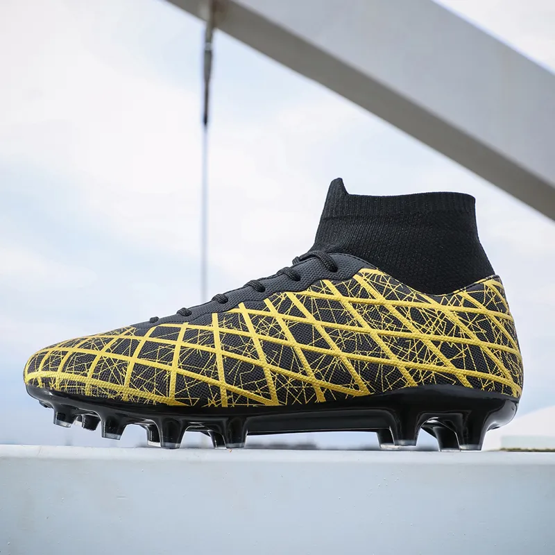 BIANSULONG FG Rubber Long Studs TF Rubber Broken Studs Cushioned Slip Resistant Abrasion Resistant Soccer Shoes Unisex-17