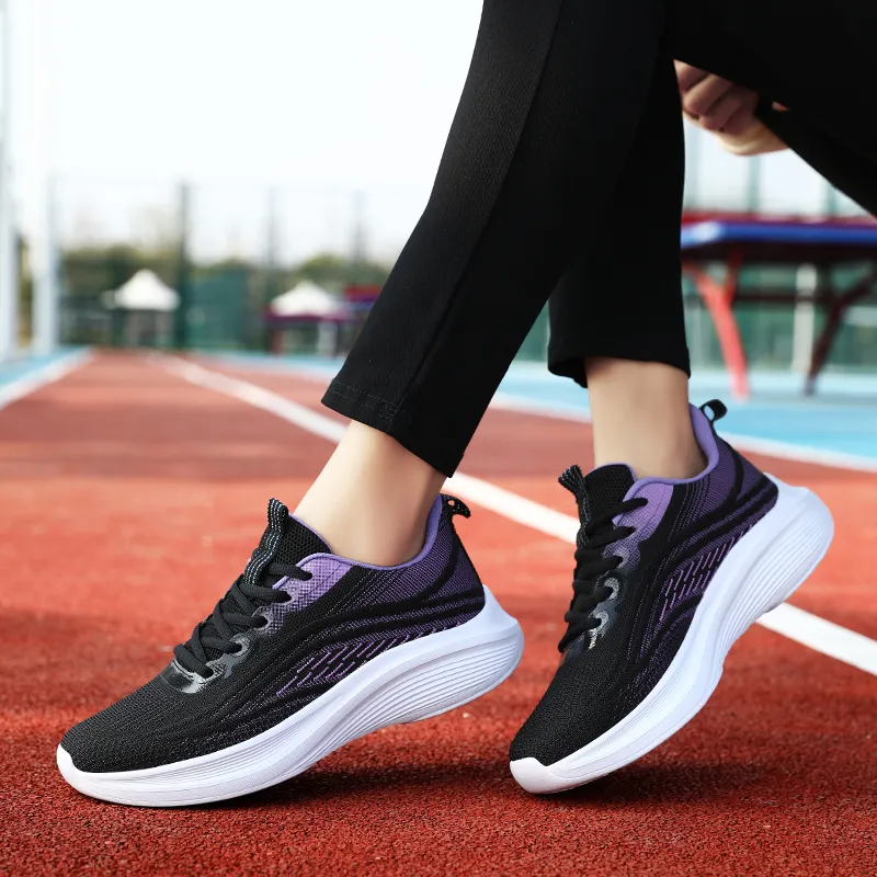 BIANSULONG Wear-Resistant Wide Coverage Lightweight Low-Top Casual Running Shoes Women's-4
